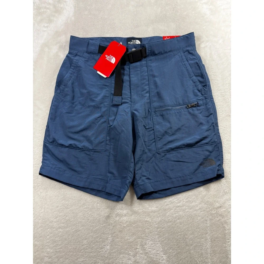 NWT The North Face Mens Class V Utility Cargo Shady Blue Shorts 30 Meas: 32x8.5